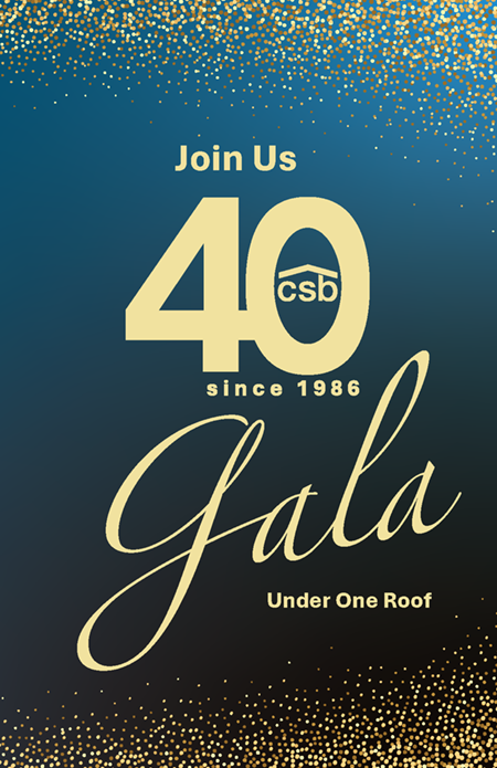 CSB 40th Anniversary Invitation
